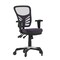 Flash Furniture Dark Gray Mesh Multifunction Chair - Roller Wheels HL-0001-DK-GY-RLB-GG - alternate 5